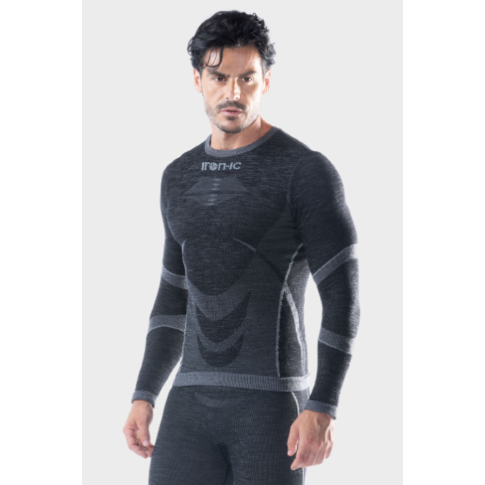 IRON-IC - T-SHIRT LS MERINO
